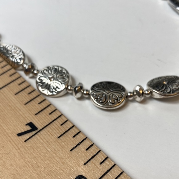 Silver Toned Necklace 16" + 3" Extender - Picture 6 of 8